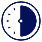 Abstract circular shape, minimalist style
